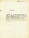 Lettre précisant les intentions d'Auguste Royer, candidat au deuxième quartier.