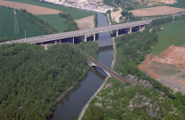 Pont-rail n°14 et viaduc R3.