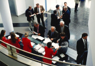 Charleroi. Dampremy. Séance académique. Journée de rencontre fluviale de l'OPVN.