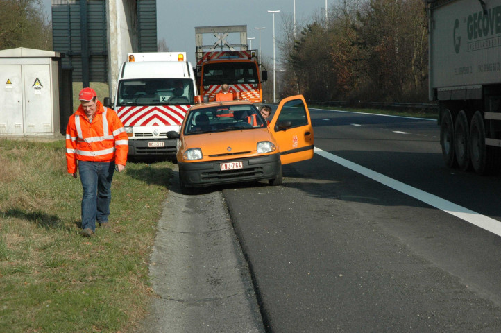 Awans. Sécurité sur les autoroutes (SIPP).
