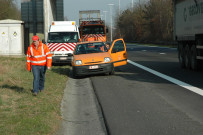 Awans. Sécurité sur les autoroutes (SIPP).
