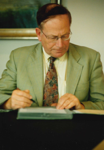 Namur. M. Francis Hambye, 1er secrétaire général du MET, du 01/01/1990 au 30/04/2001.
