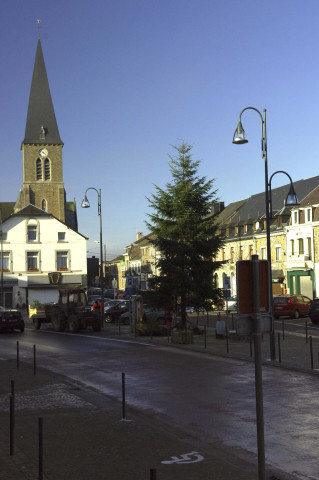 Paliseul. Eclairages des routes.
