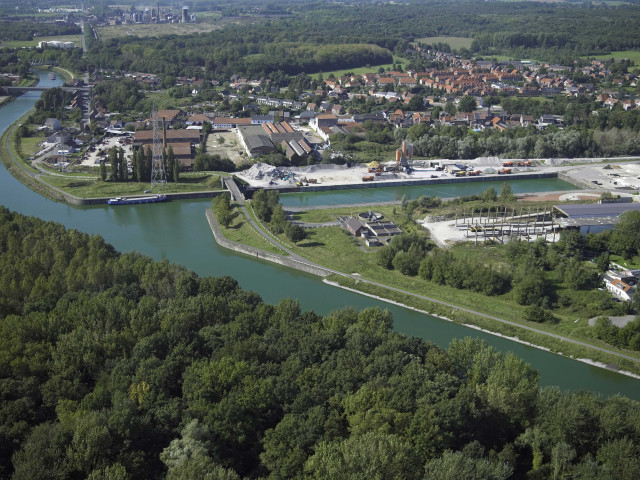 Saint-Ghislain. Darse de Baudour.