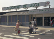 Grâce-Hollogne. Départs et arrivées à l'aéroport de Liège.