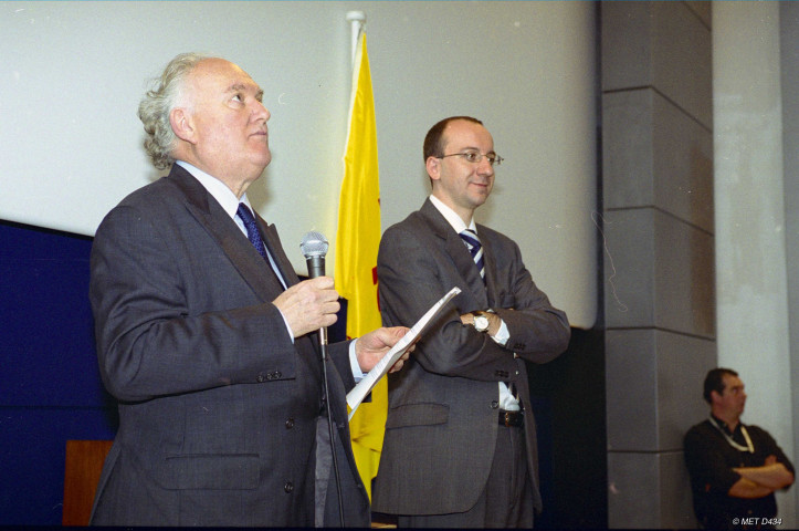 Namur. Moulins de Beez. Remise de décorations honorifiques.