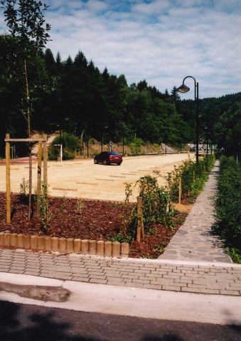 Houffalize. Nadrin. Barrage sur l'Ourthe de Nisramont. Nouveaux aménagements touristiques.