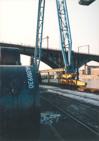 Liège. Port autonome de Liège, quais de Renory.