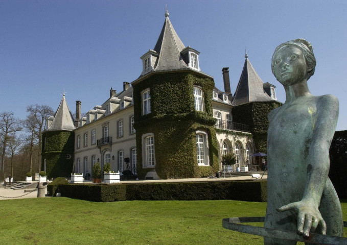 La Hulpe. Ancien château Solvay. Aménagements.