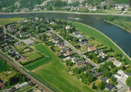 Dinant. Anseremme. Vue générale de la localité depuis le viaduc.