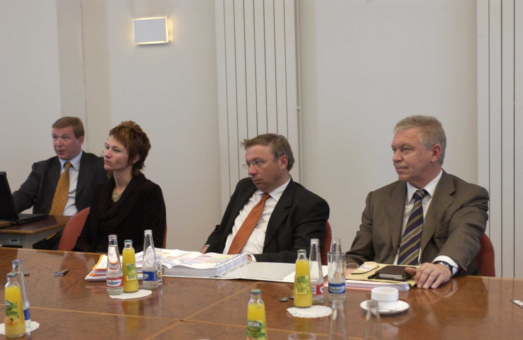 Namur. Jambes. SRWT. Visite de M. le ministre André Antoine.