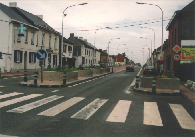 Ham-sur-Heure-Nalinnes. Aménagements sur la RN 5.