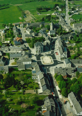 Wellin. Réaménagement de la Grand'Place.