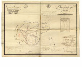 Plan Géométrique D'une portion de la Commune de Ransart, sous laquelle est située la Concession de St Antoine.