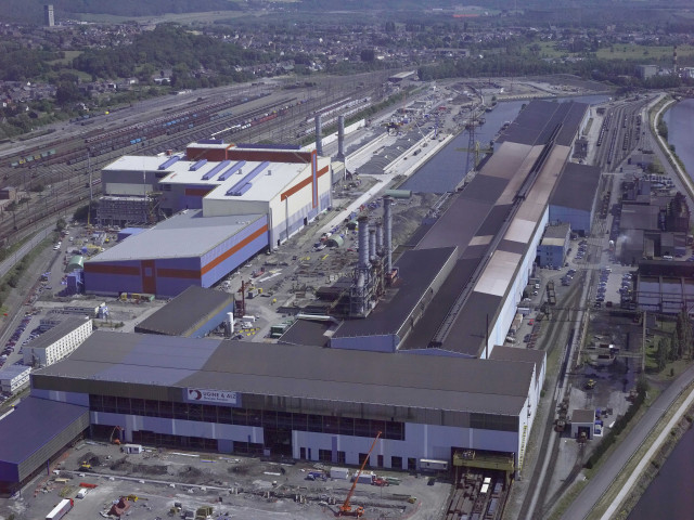 Châtelet. Nougine & ALZ (groupe Arcelor).