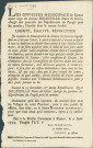 Annonce des officiers municipaux de Namur publiant l'arrêté du citoyen Delecolle, maire de Givet chargé des pouvoirs des représentants du peuple près les armées, rappelant aux habitants l'obligation de déposer leurs armes dans un délai de huit jours. Signé Coppoy.