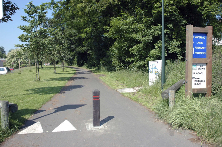 Rixensart. Le RAVeL entre Rixensart et Wavre et ses alentours.