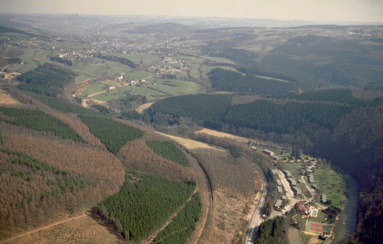 Trois-Ponts. Bassin écrêteur "Les sept montagnes".