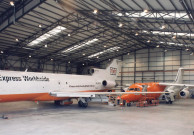 Grâce-Hollogne. Bierset. Hangar de maintenance de TNT.