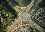 Nivelles. Construction d'un giratoire au carrefour des RN 6 et RN 37.
