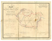 Plan d'une demande en maintenue de concession Formée par la Société Houilleresse de Roton-Farciennes. Sous une partie du Territoire de la Commune de Farciennes.