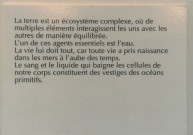 Seneffe. Panneaux didactiques du musée de l'eau