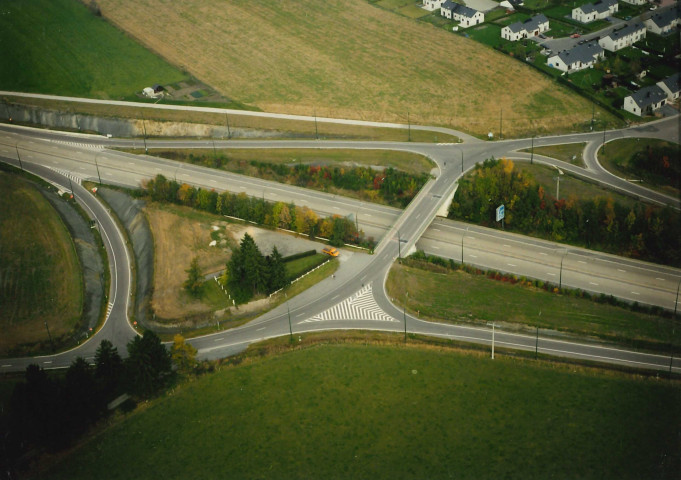 Bastogne. Quartier de Musy. Nouvel échangeur E 25 - RN 4.