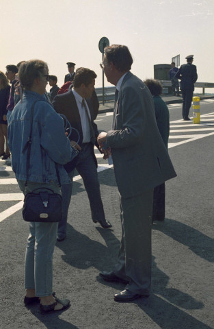 Wandre. Inauguration d'une route de halage.