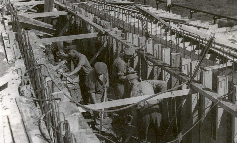 Construction du pont actuel