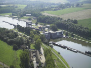 Ittre. Canal Charleroi-Bruxelles. Vues aériennes.