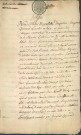 Jugement concernant une rente rendu par Philippe Hippolyte Dupaix, Jacques Quinart et François Dotreppe, échevins de Namur.