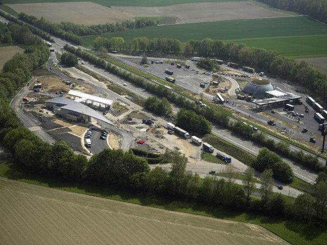 Gembloux. Grand-Leez. Aire de repos.
