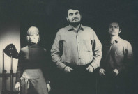 Saison 69-70. Histoires à quatre voix d'Osvaldo Dragun accompagné à la guitare par Guy Lukowsky.