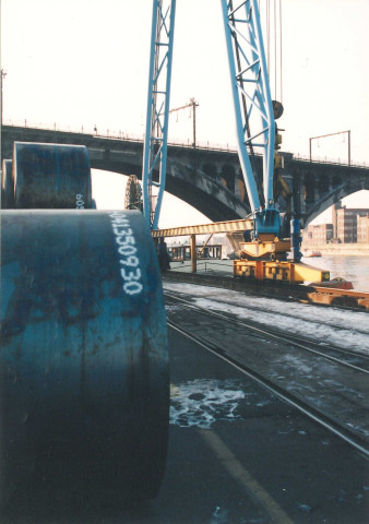 Liège. Port autonome de Liège, quais de Renory.