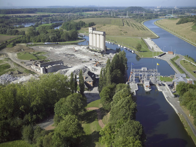 Le Roeulx. Canal du Centre. Ascenseur n°4 de Thieu.
