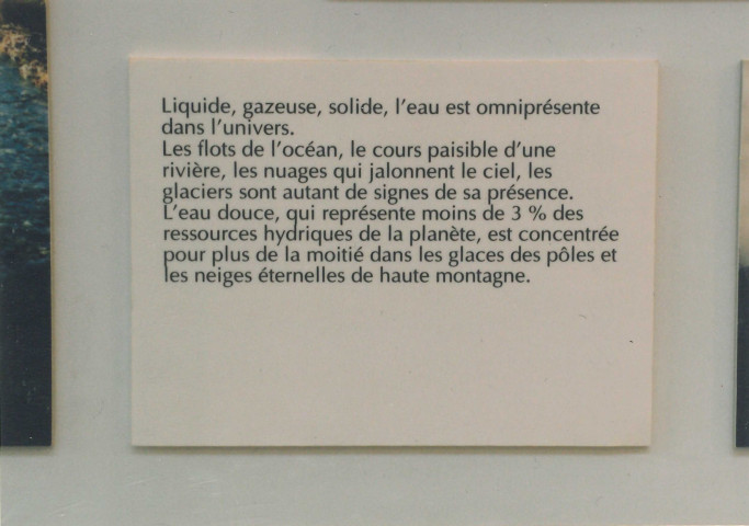 Seneffe. Panneaux didactiques du musée de l'eau