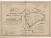 Plan géométrique d'une concession de mines de houille sise sous le territoire de la commune de Marchienne-au-Pont...