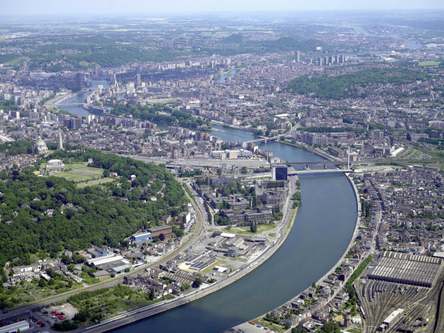 Liège. Vues aériennes.