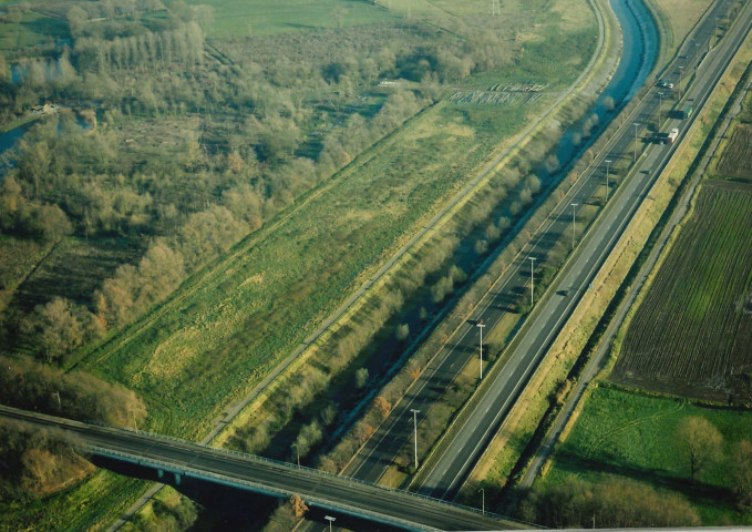 Saint-Ghislain. Futur centre de regroupement de produits de dragage.