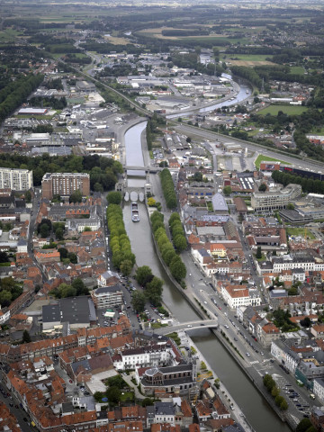 Tournai. Escaut. Pont des Trous.