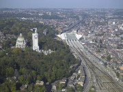 Liège. Cointe. Mémorial de Gramme. Gare Calatrava des Guillemins.