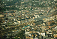 Namur. Aménagements du Boulevard du Nord. Giratoires, CAMET et dalle de la gare.