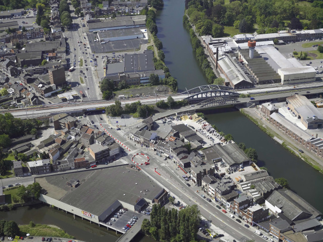 Liège. Chênée. Liaison E25-E40.