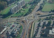 Nivelles. Evolution des travaux d'aménagement du giratoire sur le ring 25.