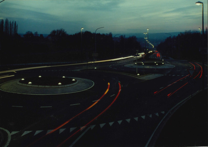 Namur. Bouge. RN 80. Double giratoire dit "du Grand Feu" (2).