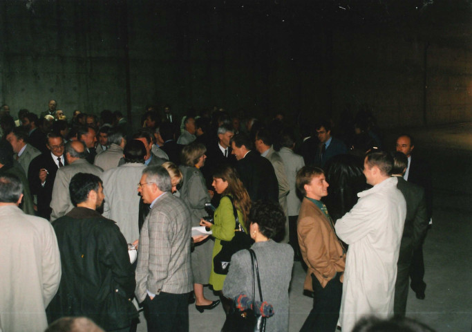 Liège. Cointe. Inauguration du percement du second tunnel de la jonction E25 - E40.