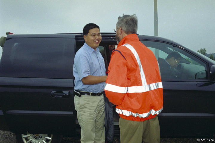 Berloz. Visite d'une délégation chinoise. WACORS.