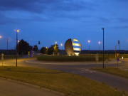 Mont-Saint-Guibert. Giratoire. RN 4/25 "Le Disque".