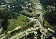 Châtelet. RN 573. Future liaison ring 3 (sortie 18) - ring 532. Chantier en cours.