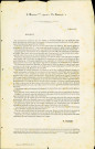 Réponse de F. Wodon à l'auteur d'un libelle opposé au discours que le premier a prononcé, en séance du Conseil communal du 14 juin 1870, contre le projet de construction d'une passerelle sur la Meuse. (2 exemplaires).